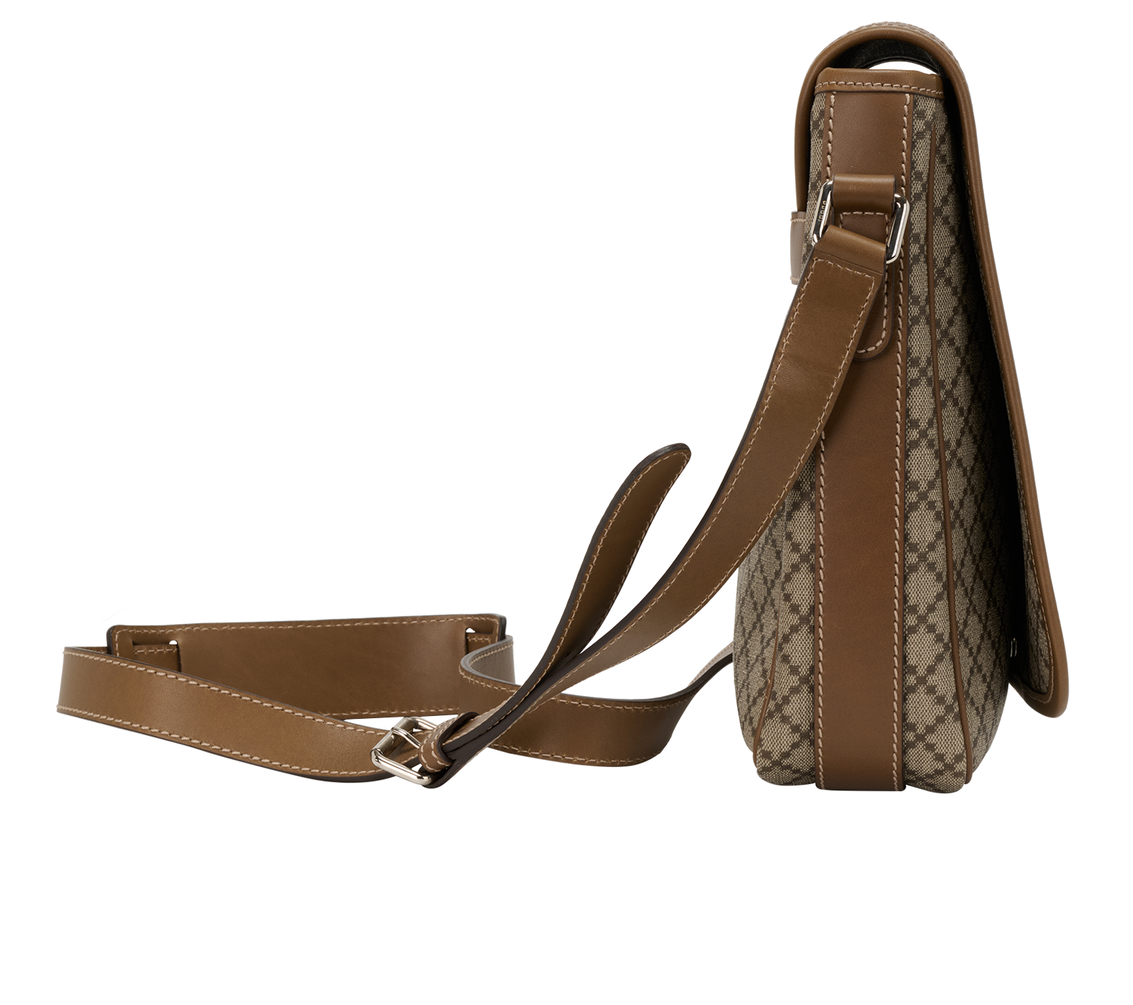 Diamante Crossbody Bag, &pound;250, Handbags, Beige, Canvas, Side view